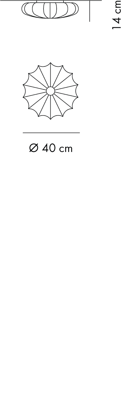 Габаритный чертёж PLMUSE40E27