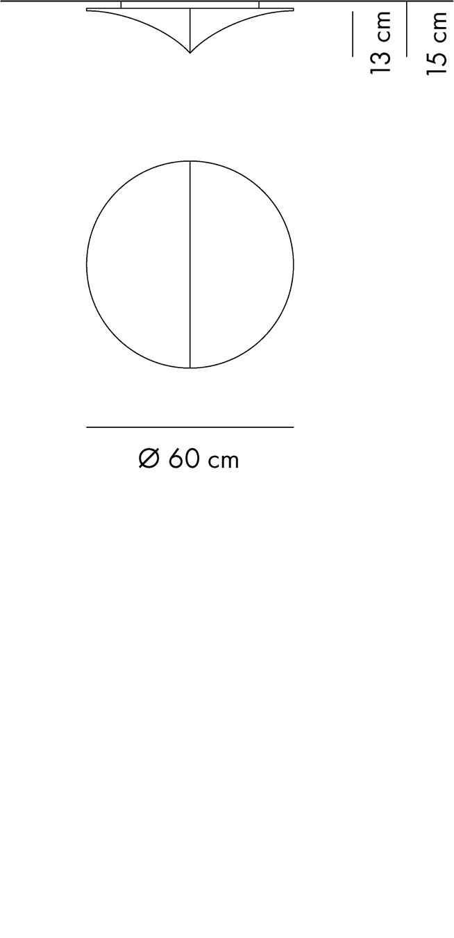 Габаритный чертёж PLNELL60E27