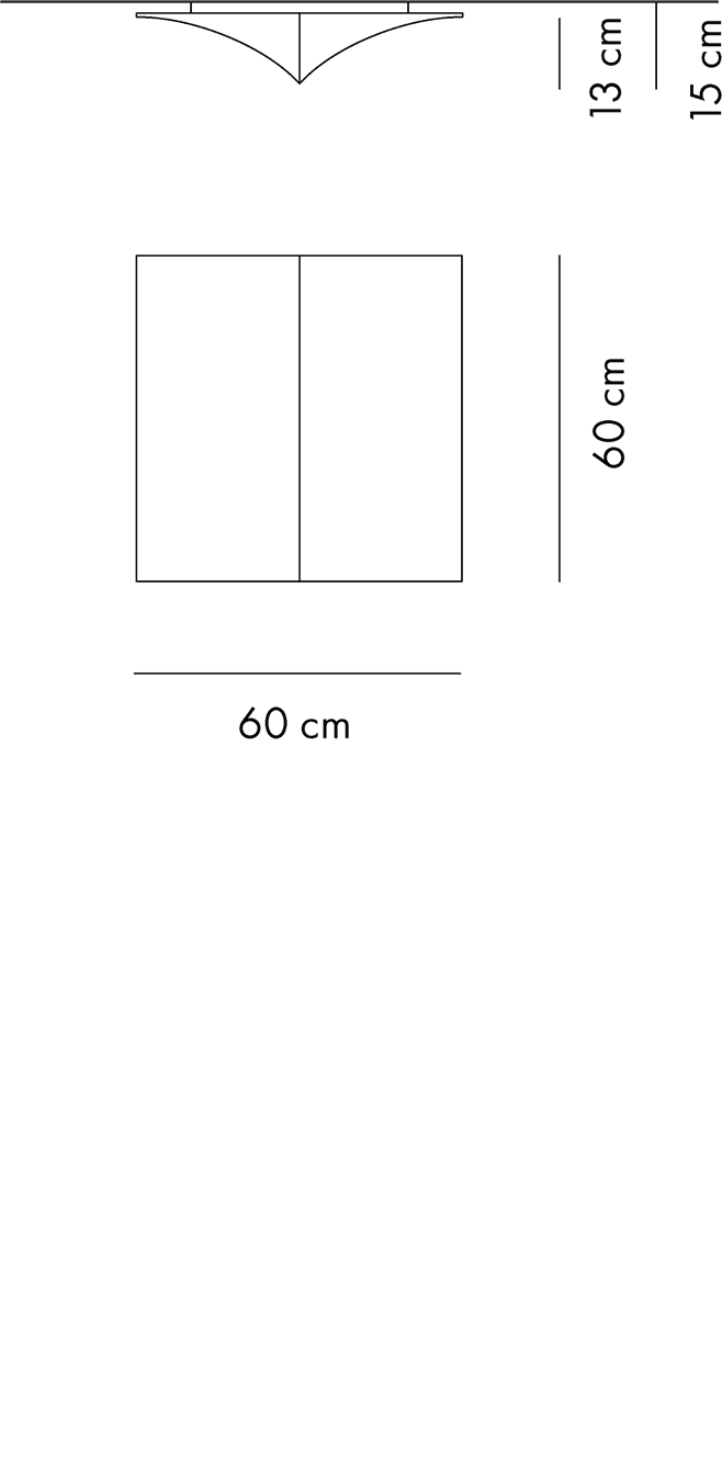 Габаритный чертёж PLNELS60E27