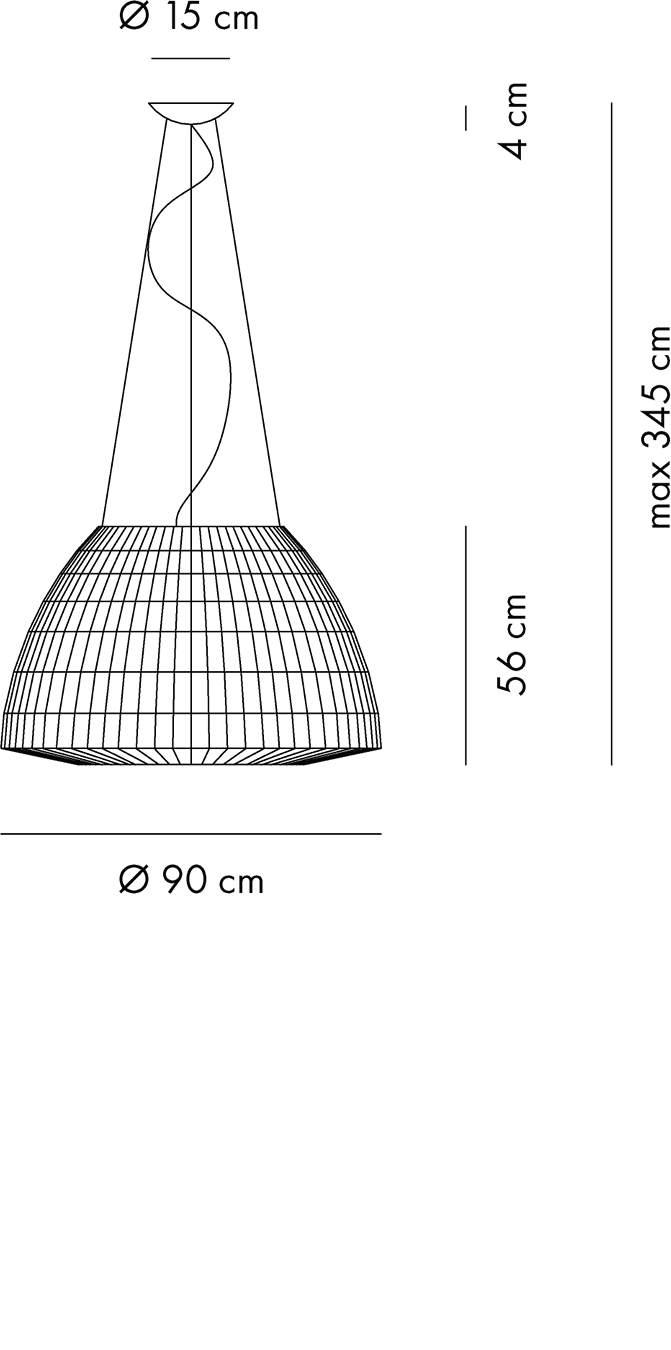 Габаритный чертёж SPBEL090E27