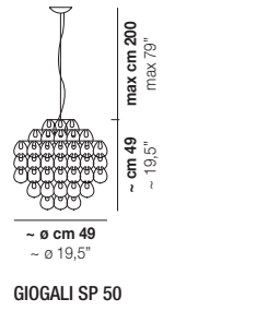 Габаритный чертёж GIOGALI SP 50