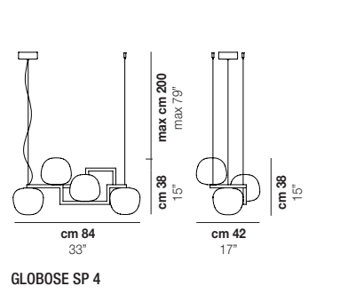Габаритный чертёж GLOBOSE SP 4