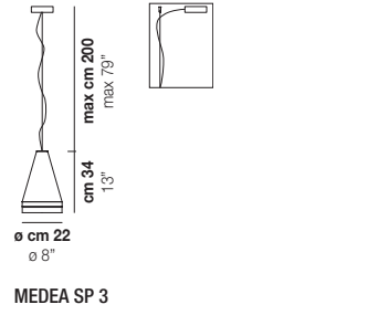 Габаритный чертёж MEDEA SP 3
