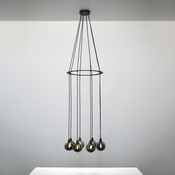 Подвесной светильник SkLO drape circle 8 chandelier