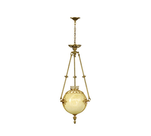 Люстра Theodore Alexander An onyx and brass hall light / chandelier