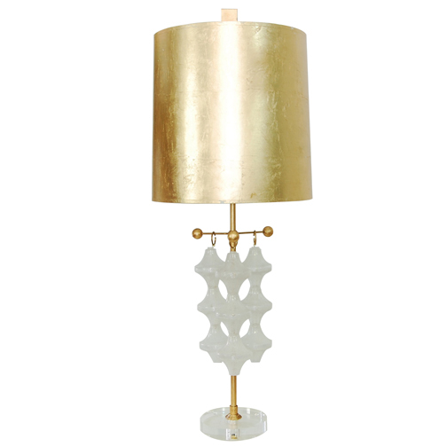 Настольная лампа Louise Gaskill Stacked German glass lamp