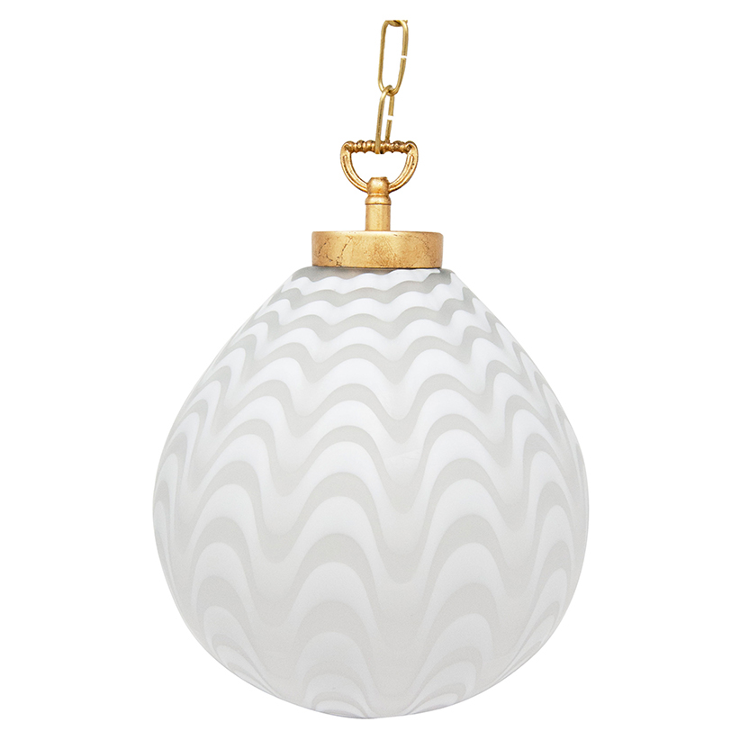 Подвесной светильник Louise Gaskill White Swirl Murano Glass Pendant