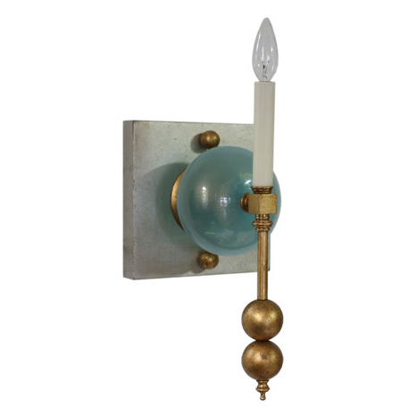 Бра Louise Gaskill Blue Murano Glass Sconce
