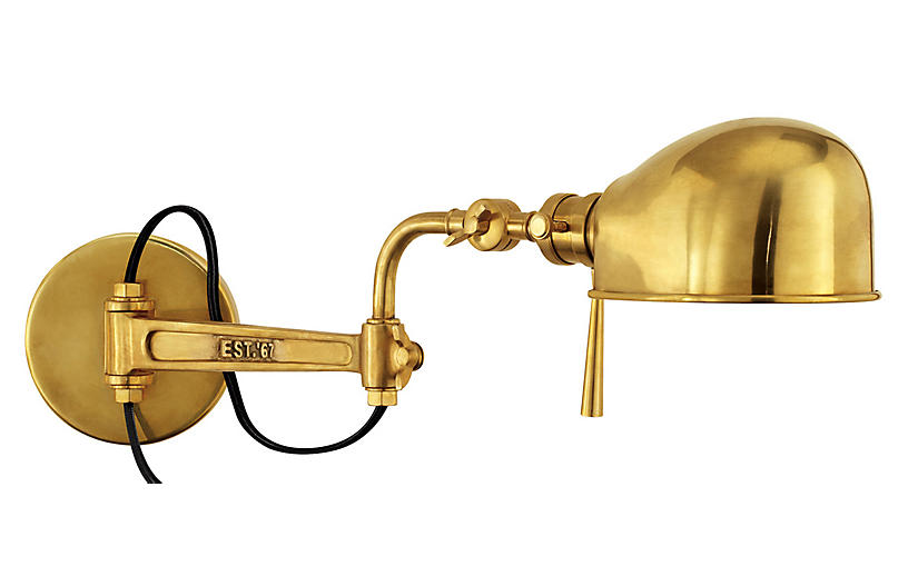Настенный светильник Ralph Lauren Home RL '67 Swing Arm Wall Lamp