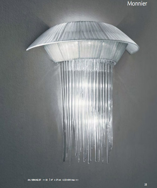 Настенный светильник Stillux MONNIER 1854/AG-ST