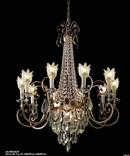 Люстра Stillux Lumen 2701/10-AT