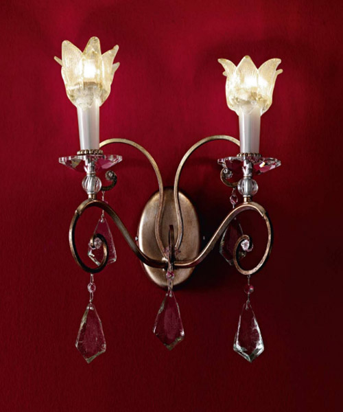 Настенный светильник Stillux Lumen 2703/A2-AT