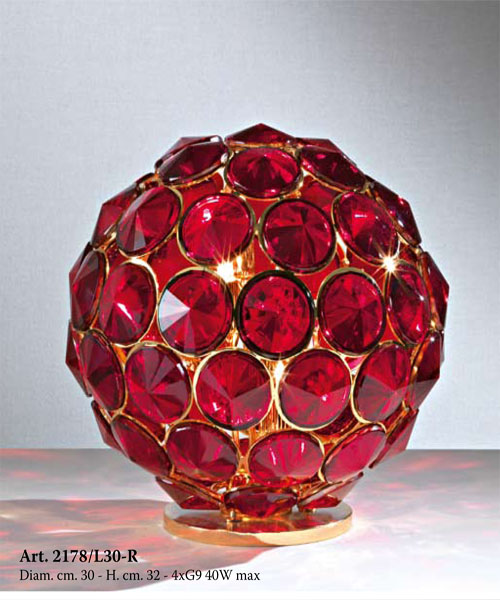 Настольная лампа Stillux Diamond  2178/L30-R