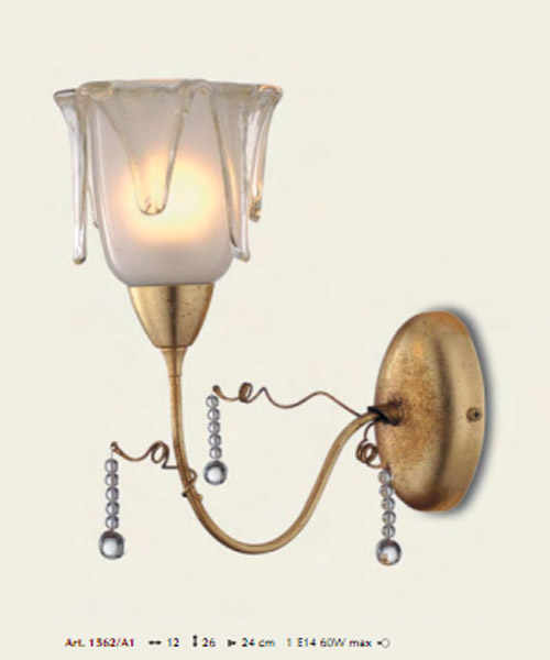 Настенный светильник Stillux Ortensia 1562/A1