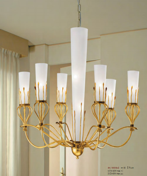 Люстра Stillux FENICIA GOLD 1610/6+2