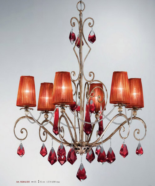 Люстра Stillux CHABOD 1820/6-R-R