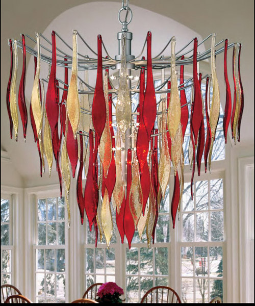 Люстра Stillux GLASSIS 1297/20 OR