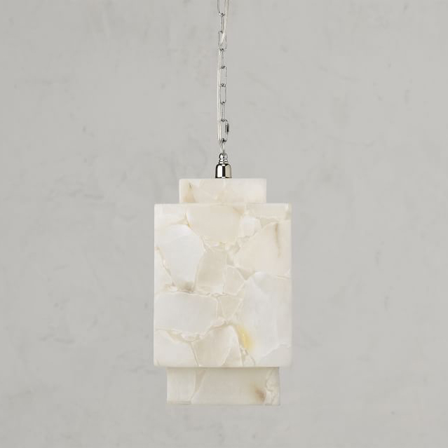 Подвесной светильник Pottery Barn Beatrice Alabaster Cube Pendant