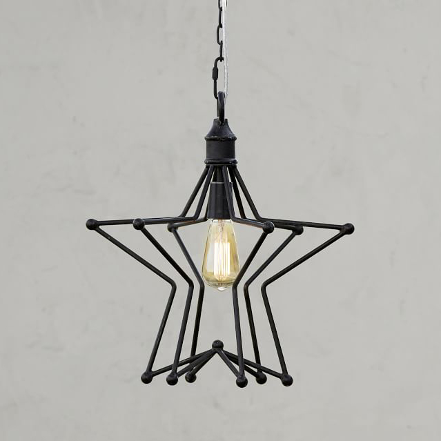 Подвесной светильник Pottery Barn Rustic Star Indoor/Outdoor Pendant