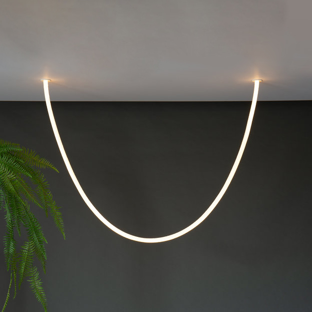 Полу-встраиваемый подвесной светильник Luke Lamp Co. Tracer Loop FLUSH MOUNT