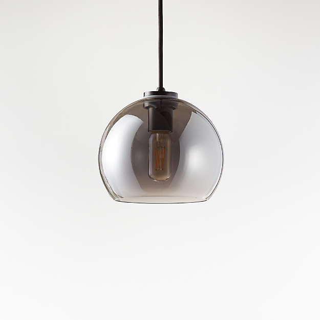 Подвесной светильник Crate and Barrel Arren Single Pendant with Round Shade