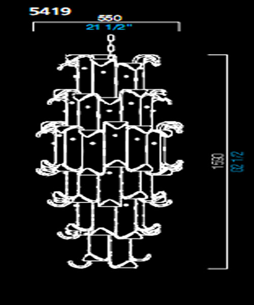 Подвесной светильник Barovier&Toso 5419