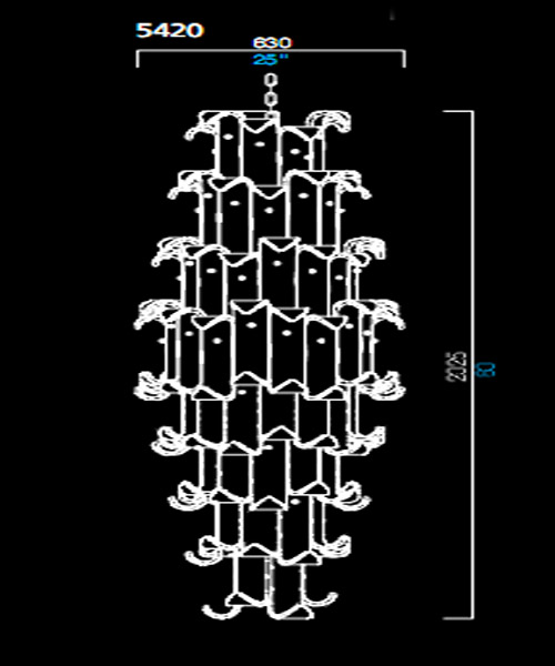 Подвесной светильник Barovier&Toso 5420