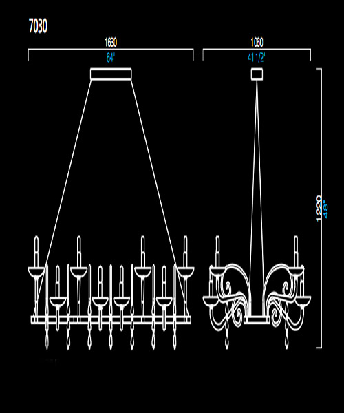 Подвесной светильник Barovier&Toso 7030