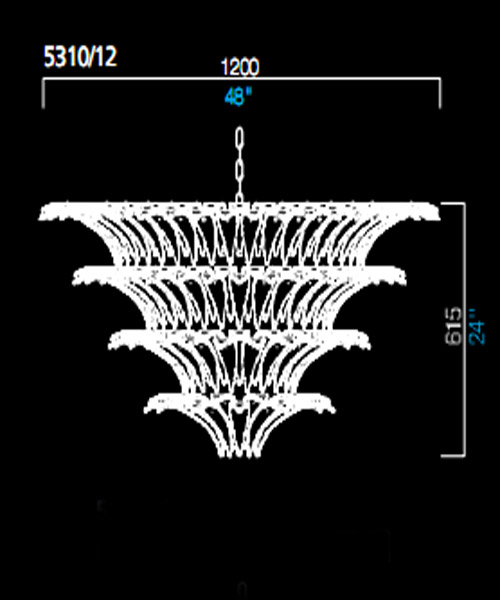 Подвесной светильник Barovier&Toso 5310/12