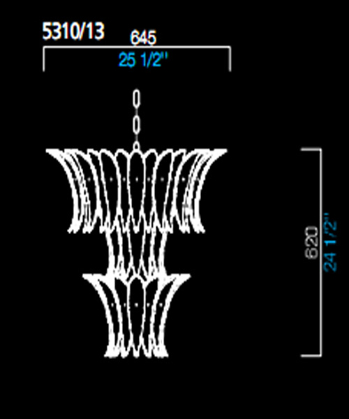 Подвесной светильник Barovier&Toso 5310/13
