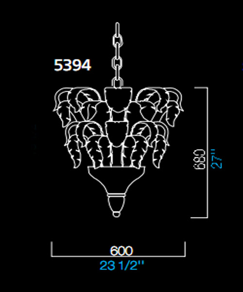 Подвесной светильник Barovier&Toso 5394