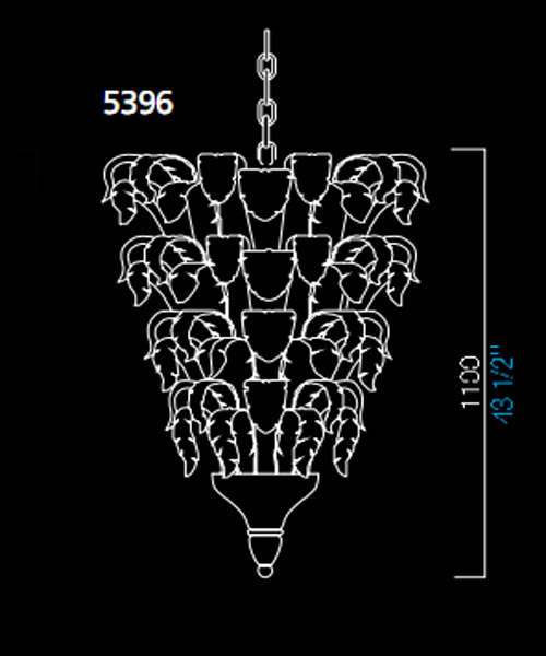 Подвесной светильник Barovier&Toso 5396
