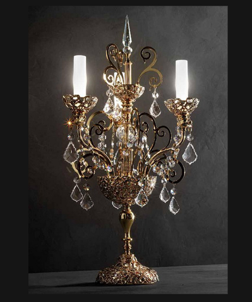 Настольная лампа Masiero Luxury Gold Royale TL3