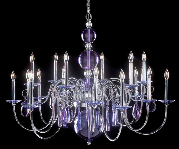 Подвесной светильник MM Lampadari Olanda 1Z005/18 vio