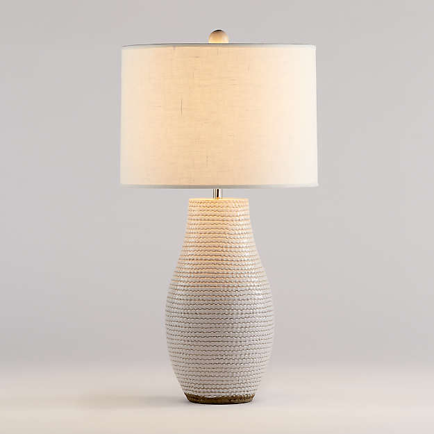 Настольная лампа Crate and Barrel Cane Table Lamp
