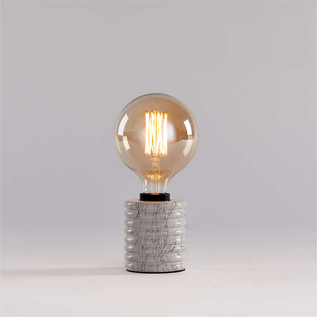 Настольная лампа Crate and Barrel Lucian Exposed Bulb Table Lamp