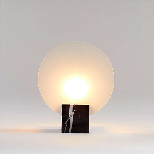 Настольная лампа Crate and Barrel Luz Disc Table Lamp