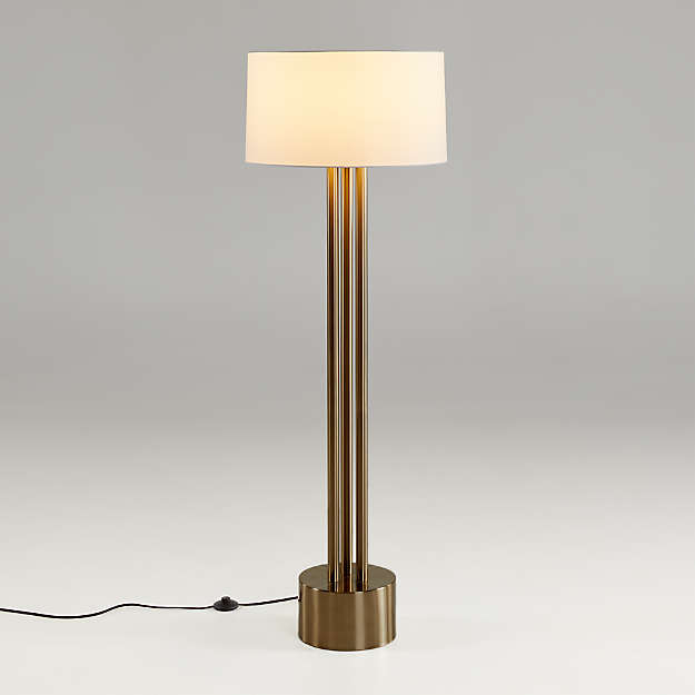 Торшер Crate and Barrel Pipette Tube Floor Lamp