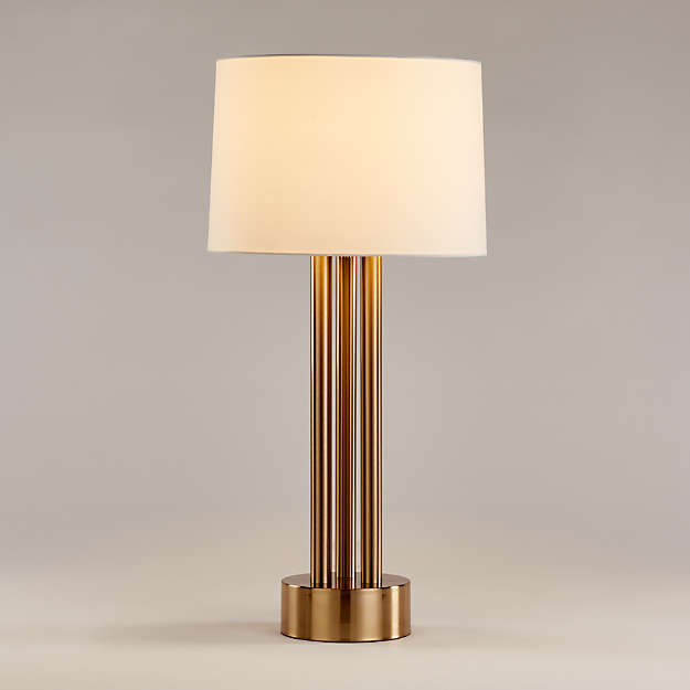 Настольная лампа Crate and Barrel Pipette Tube Table Lamp