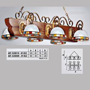 Подвесной светильник  Longobard 0230/09 4F