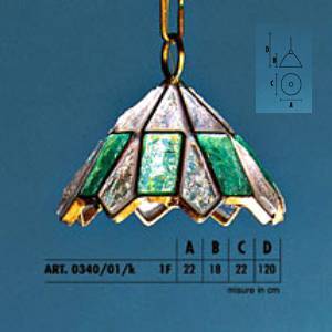 Подвесной светильник  Longobard ERREBI 0340/01/k 1F