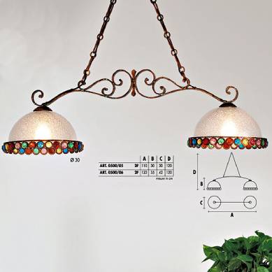 Подвесной светильник  Longobard 0500/05 2F