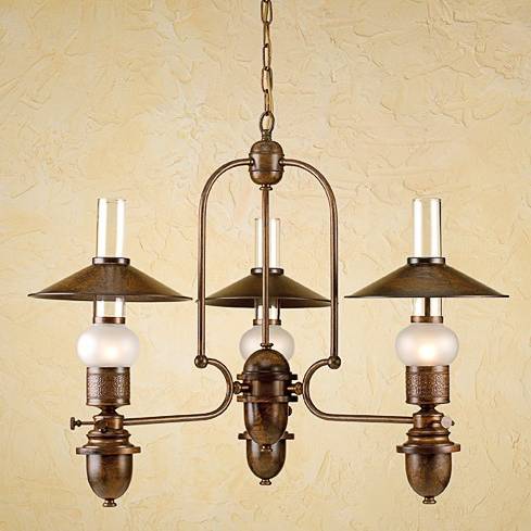 Подвесной светильник Lustrarte Rustico Velha Mod.367_3M