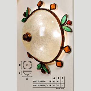 Настенный/потолочный светильник  Longobard PL/1214 3F