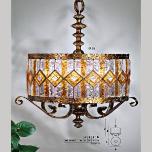 Подвесной светильник  Longobard PAGODA 0148/1 6F