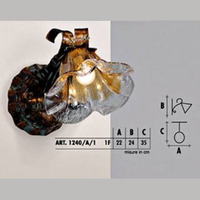 Настенный светильник  Longobard VALENCIA 1240/A/1 1F