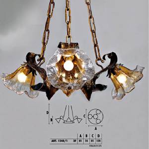 Подвесной светильник  Longobard VALENCIA1240/1 3F