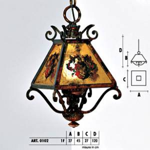 Подвесной светильник  Longobard STEMMI 0102 1F