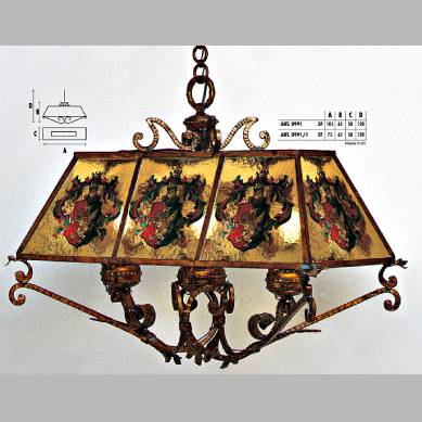 Подвесной светильник  Longobard STEMMI 0991/1 2F