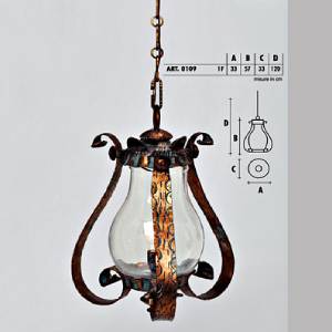 Подвесной светильник  Longobard TOLEDO 0109 1F